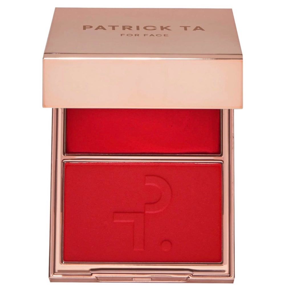Patrick Ta Double-Take Cream + Powder Blush - She Left Me On Red